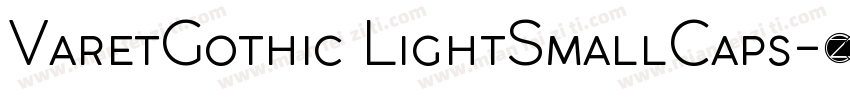 VaretGothic LightSmallCaps字体转换